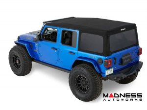 Jeep Wrangler JL Soft Top - Supertop Squareback by Bestop - Black Twill